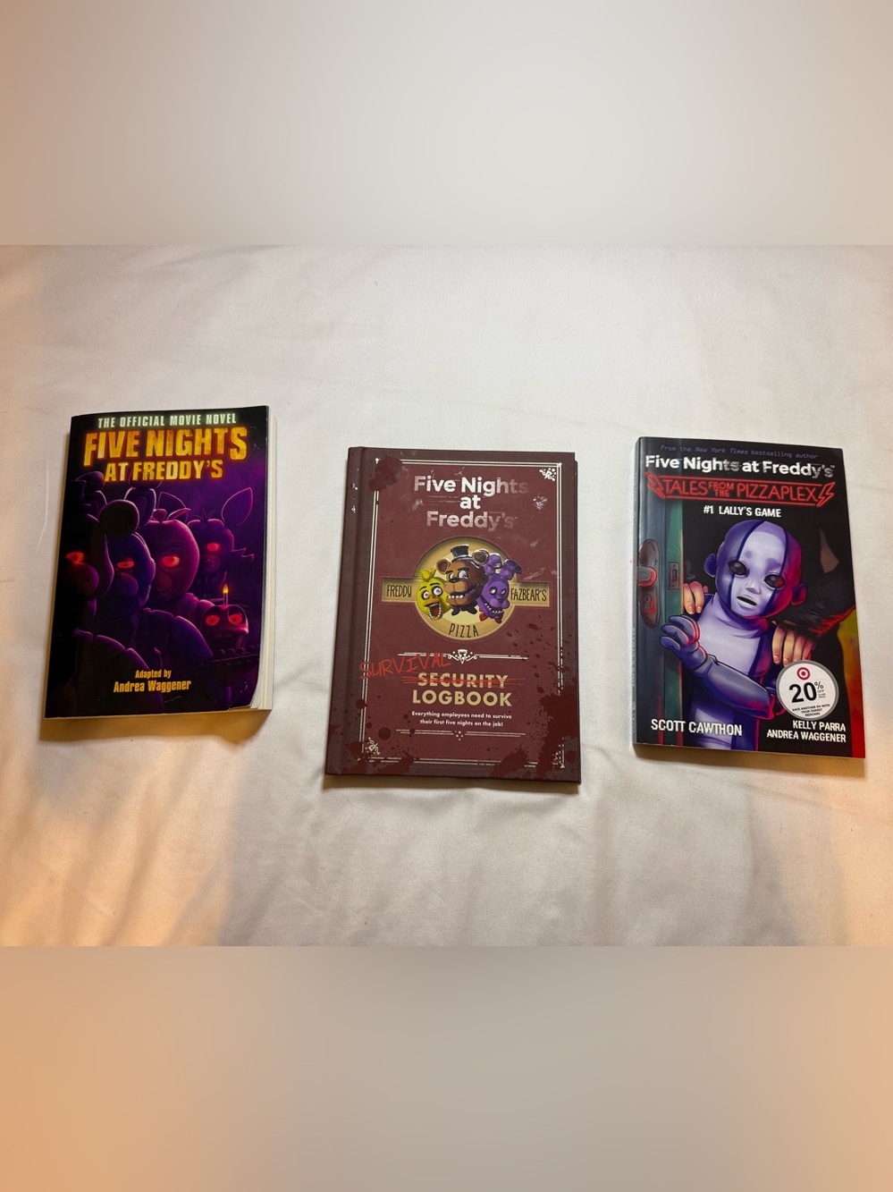 Five Nights at Freddy's Security Logbook - Burgundy Cover